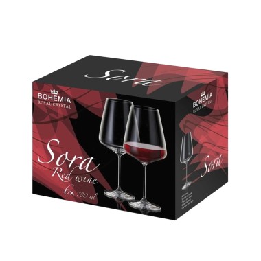 Copo com Pé Sora 78cl Pack 6