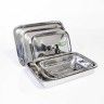 Assadeira Inox com Tampa 30cm