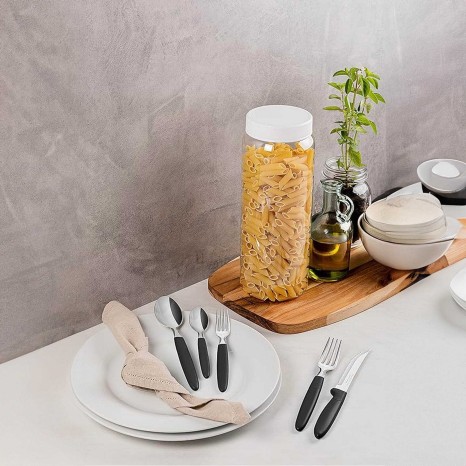 Faqueiro Inox Ipanema com Cabo Preto 27.4X10.4X10.4cm 30 Pe�as - Image product