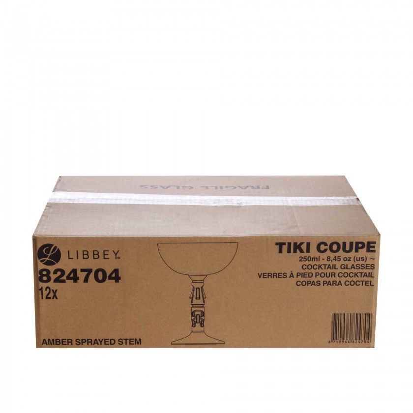 Copo com P Cocktail Tiki 25cl Pack 12