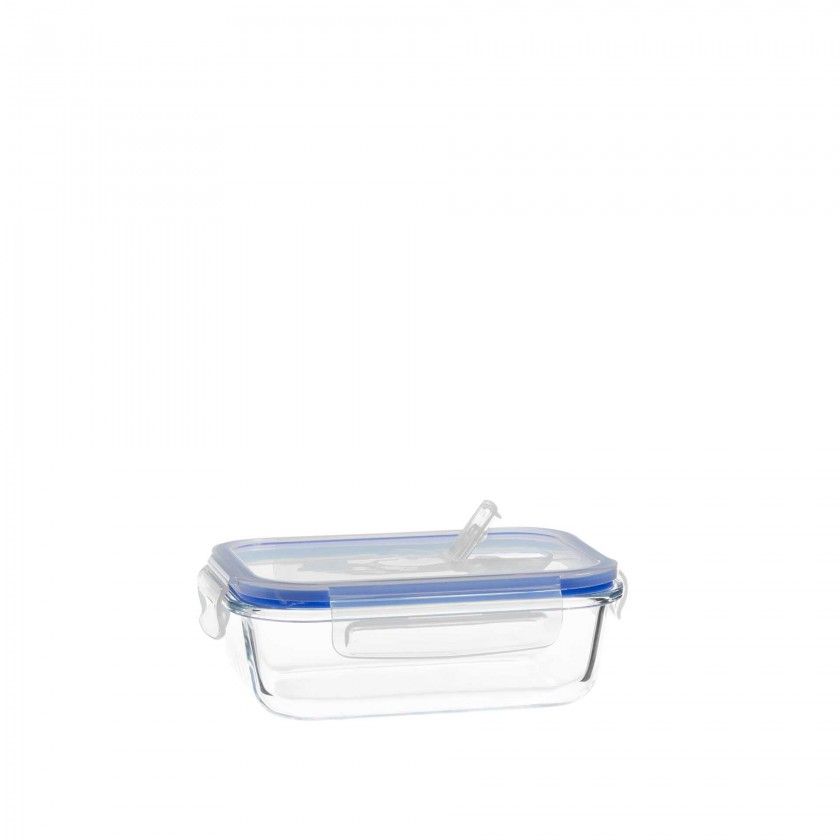 Caixa Hermtica Vidro Colibri Retangular 350ml 15X11X6cm