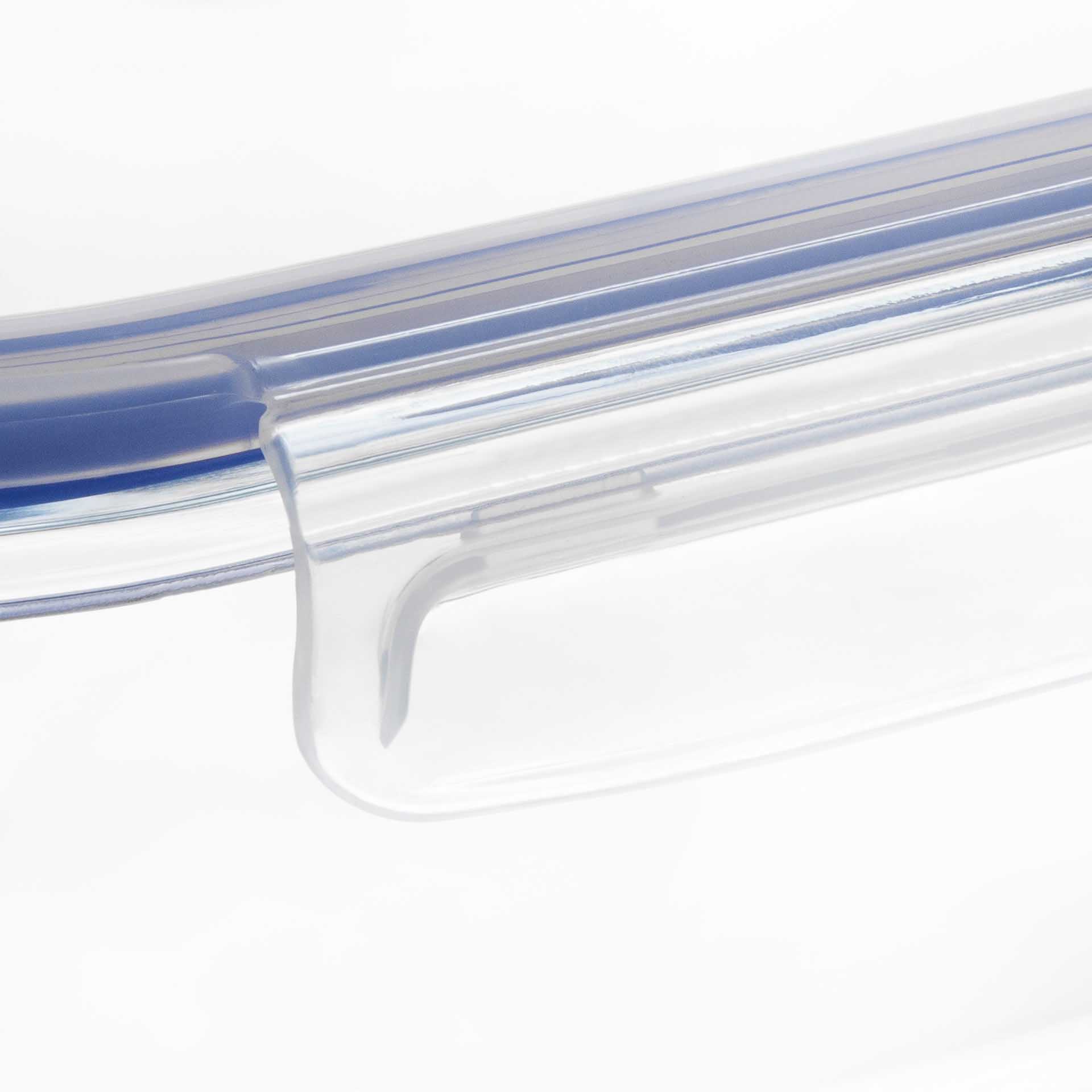 Caixa Hermética Vidro Colibri Quadrada 500ml 13X13X7cm