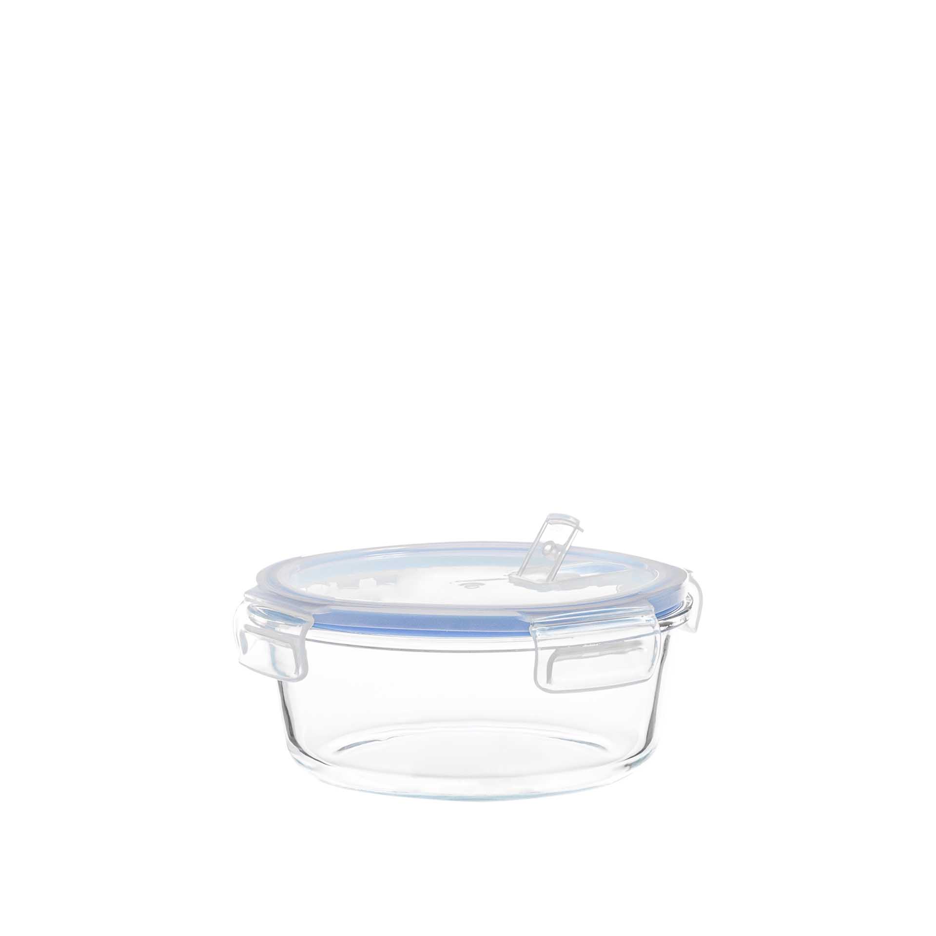 Caixa Hermética Vidro Colibri Redonda 600ml 14.5X7cm