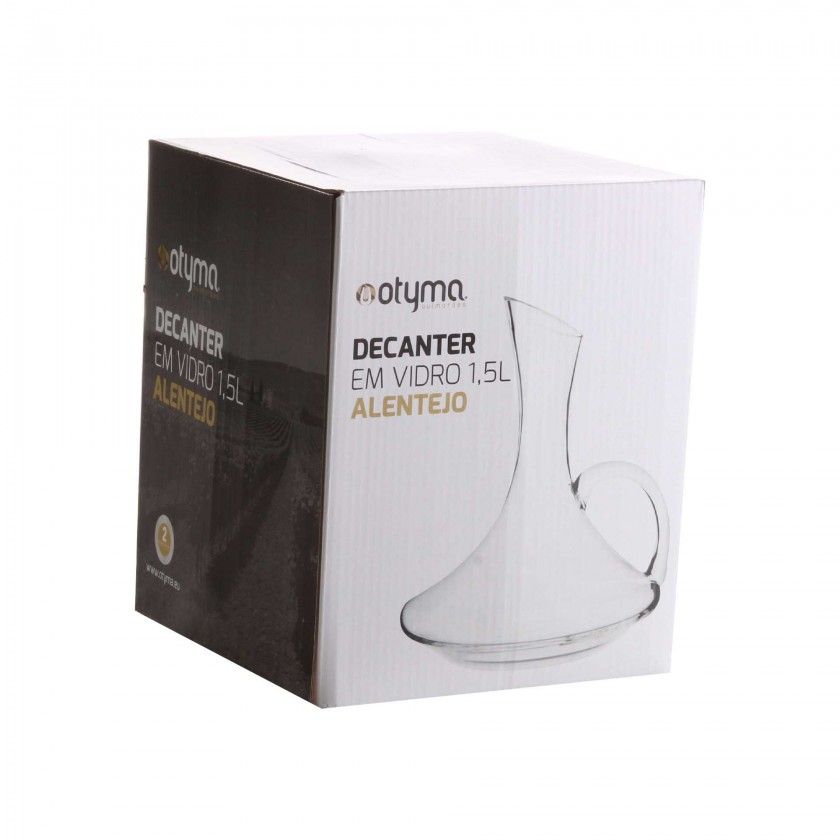 Decanter Vidro Alentejo com Asa 1500ml Decanter Vidro Alentejo com Asa 1500ml
