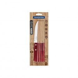 Faca Mesa Serrilha Cabo Madeira Polywood Pack 6