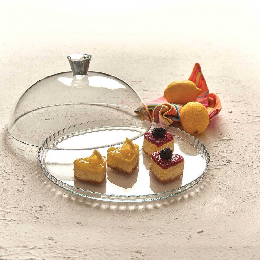 Queijeira Vidro Pâtisserie 32cm Queijeira Vidro Pâtisserie 32cm