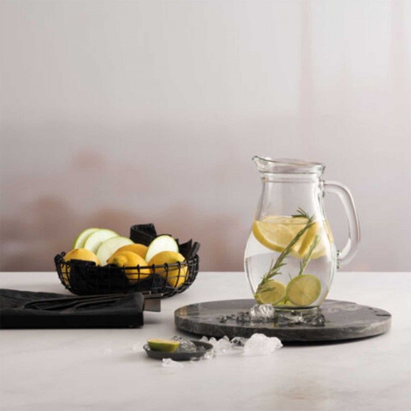 Jarro Vidro Bistro com Asa 1800ml 11.2X24cm Jarro Vidro Bistro com Asa 1800ml 11.2X24cm