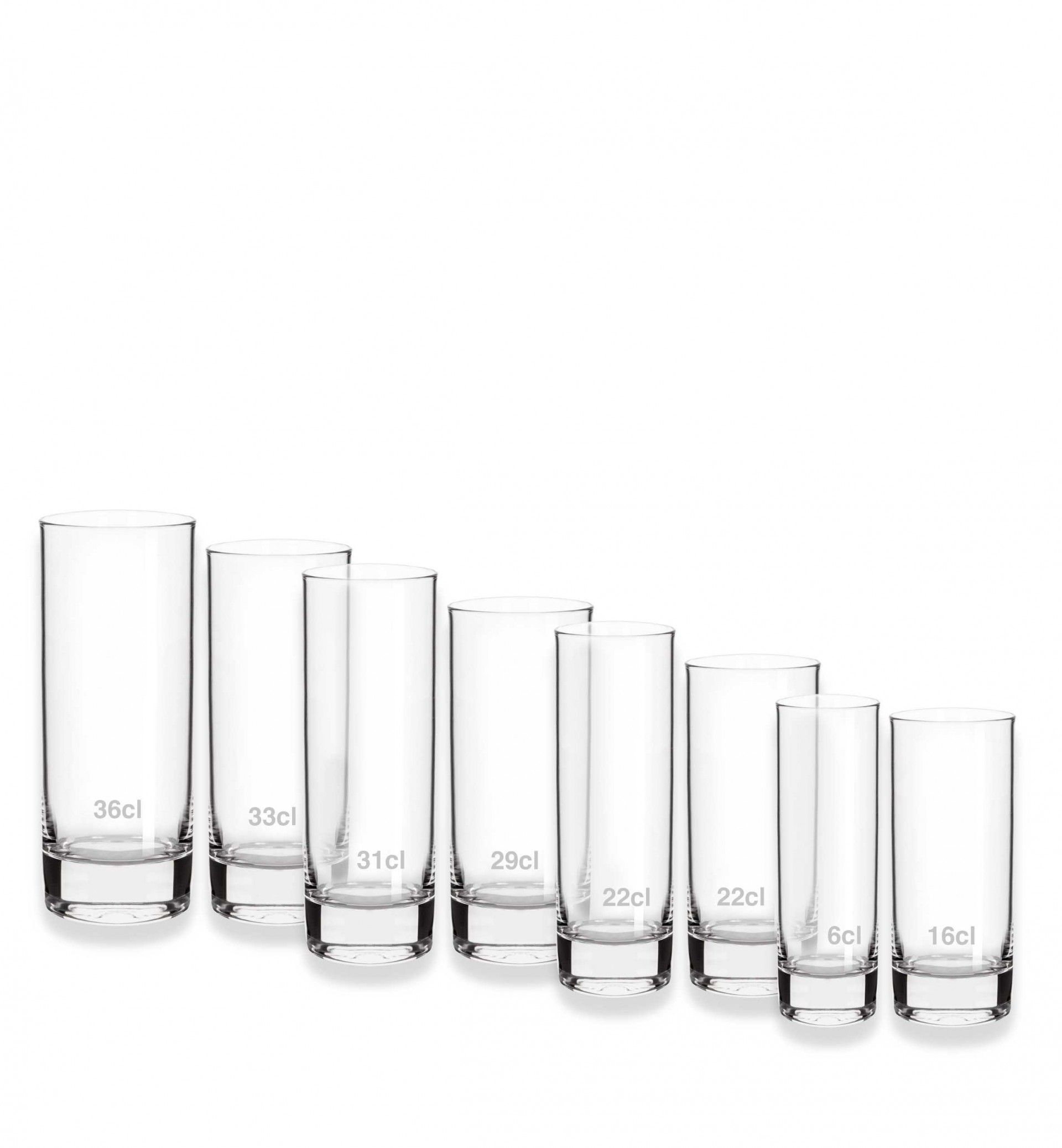 Copo sem Pé Islande Tubo 22cl Pack 6