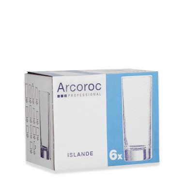 Copo sem P� Islande Tubo 22cl Pack 6
