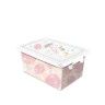 Caixa Multiusos Plástico Kids Rosa 23l 38.5X27.5X18.5cm Caixa Multiusos Plástico Kids Rosa 23l 38.5X27.5X18.5cm