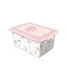 Caixa Multiusos Plástico Kids Rosa 23l 45.5X32X22cm Caixa Multiusos Plástico Kids Rosa 23l 45.5X32X22cm