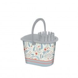 Balde Esfregona Plstico Cinzento 14l 37X30X32cm