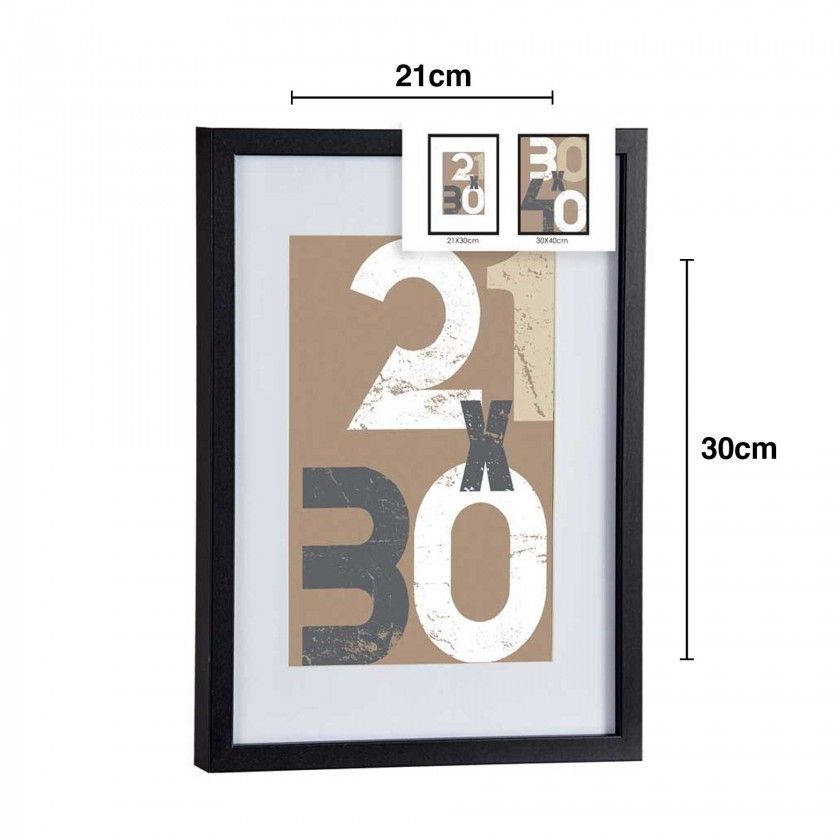 Moldura Madeira 21X30cm