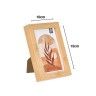 Moldura Madeira Efeito Bambu Castanho Claro Moldura Madeira Efeito Bambu Castanho Claro