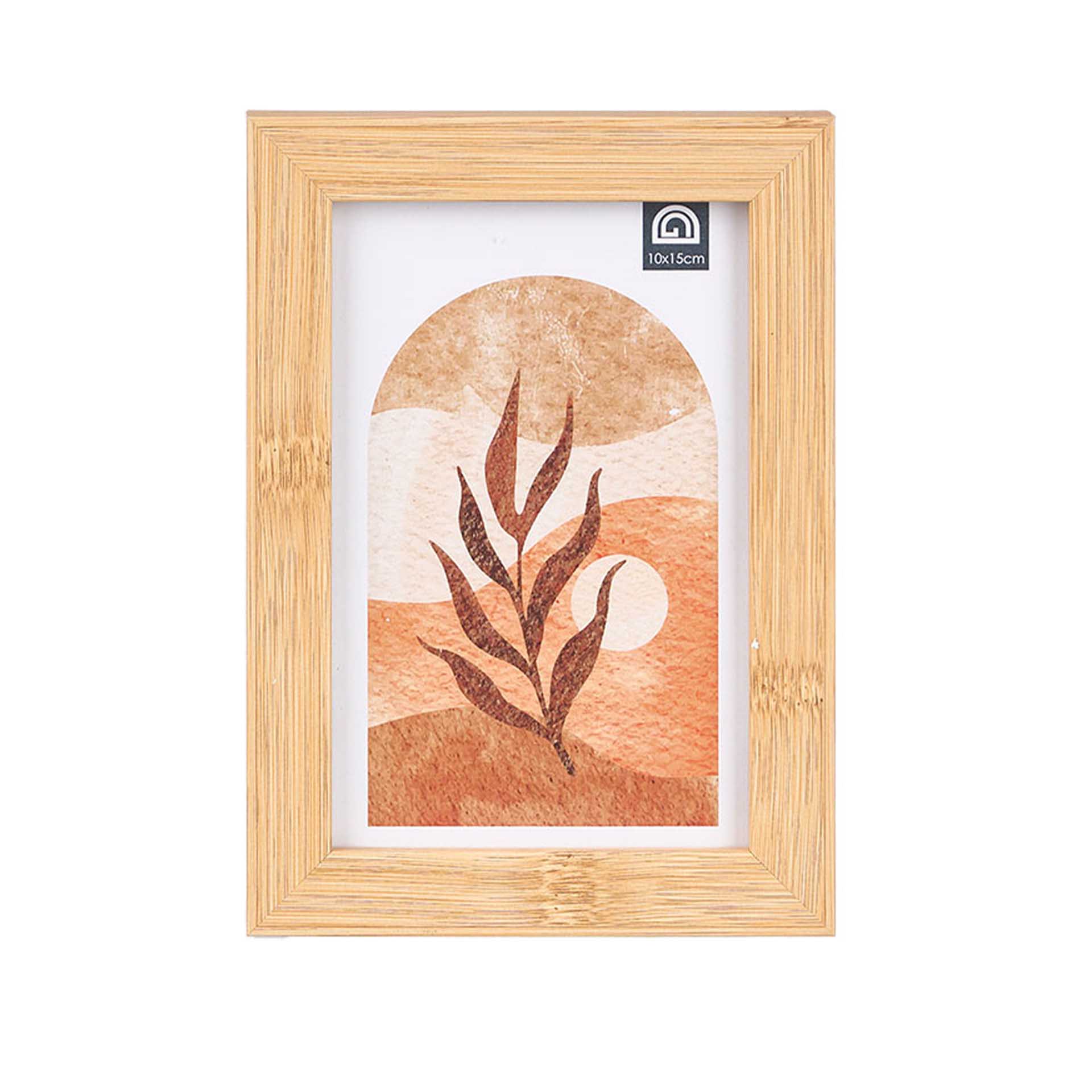 Moldura Madeira Efeito Bambu Castanho Claro