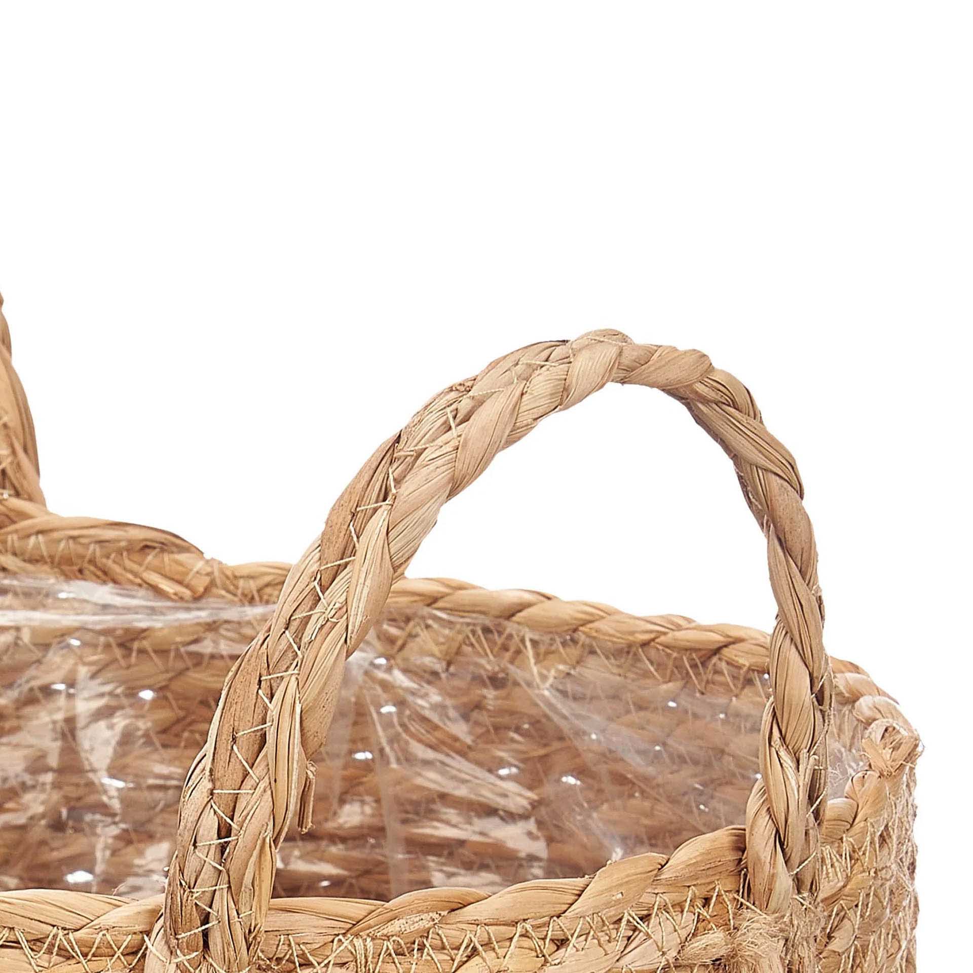 Cesto Vime com Asas 28X32cm
