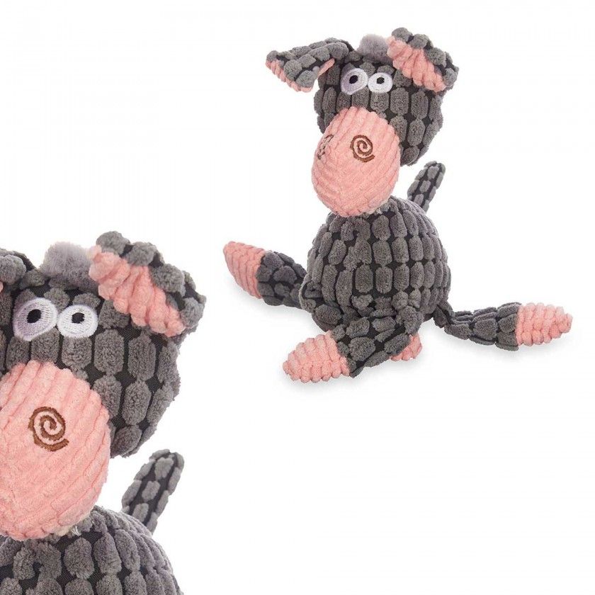 Brinquedo Animais Peluche Burro 21X10X25cm Brinquedo Animais Peluche Burro 21X10X25cm