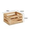 Caixa Decorativa Madeira Natural 16X10.5X8.5cm Caixa Decorativa Madeira Natural 16X10.5X8.5cm