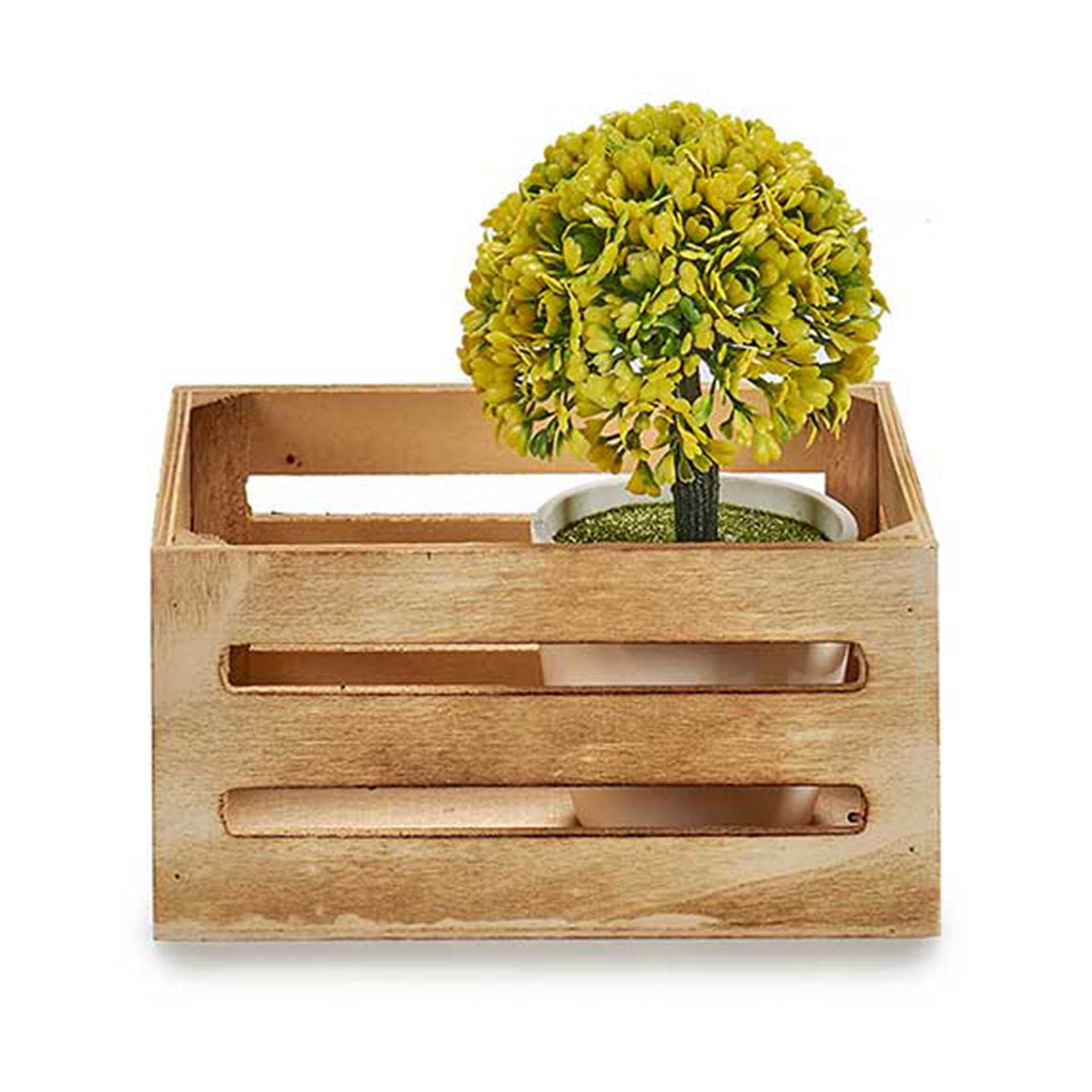 Caixa Decorativa Madeira Natural 16X10.5X8.5cm
