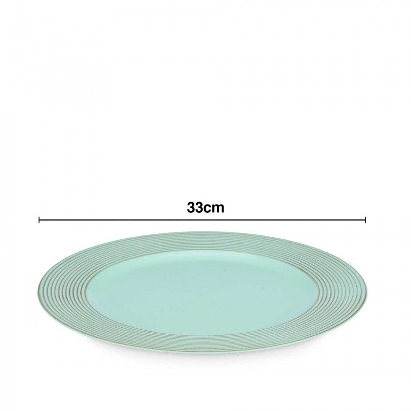 Prato Marcador Circulos Redondo 33cm Prato Marcador Circulos Redondo 33cm