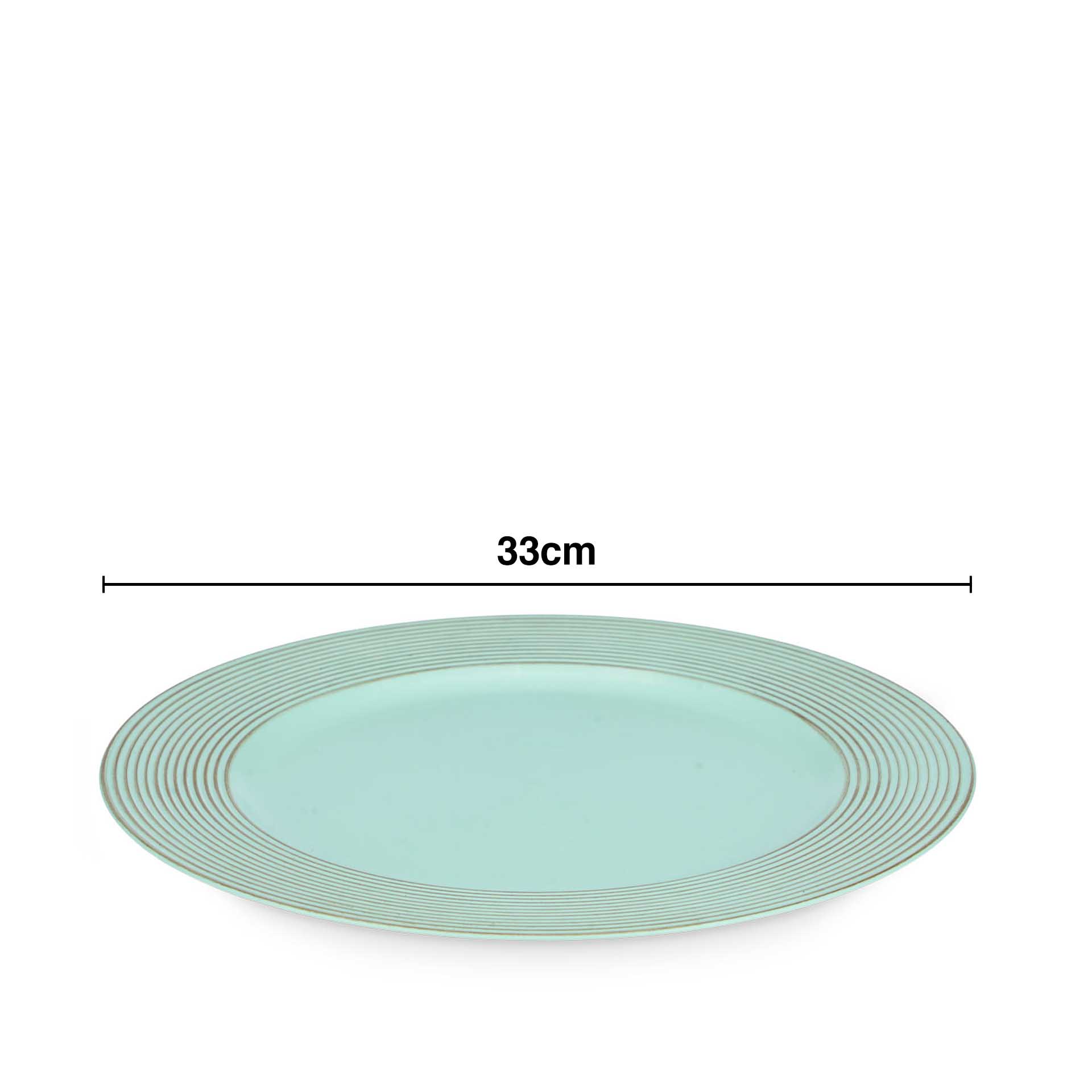 Prato Marcador Circulos Redondo 33cm