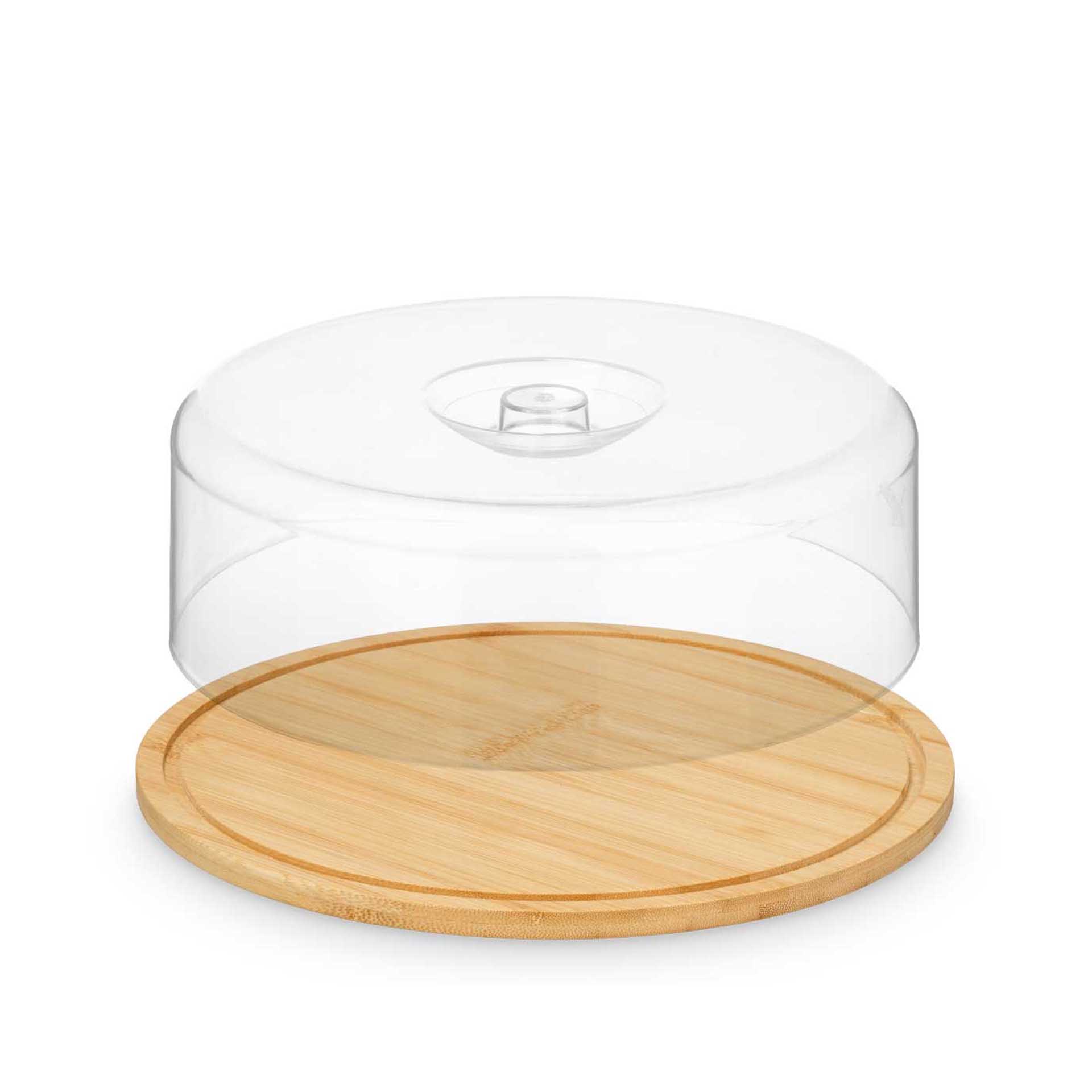 Queijeira Bambu Redondo 28.2X9.2cm