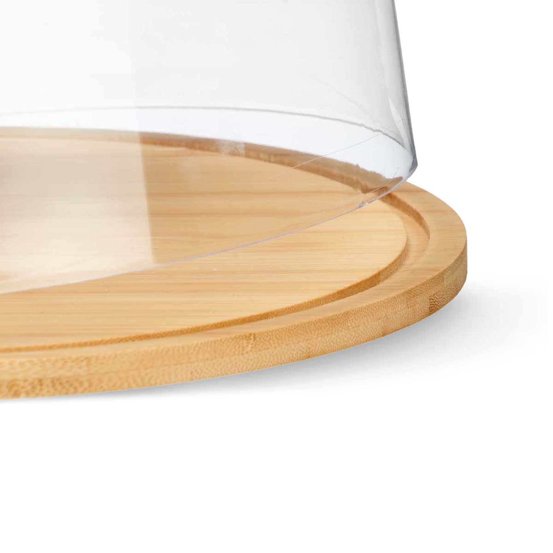 Queijeira Bambu Redondo 28.2X9.2cm