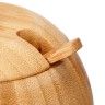 Aucareiro Bambu com Colher 11.5X12X7cm