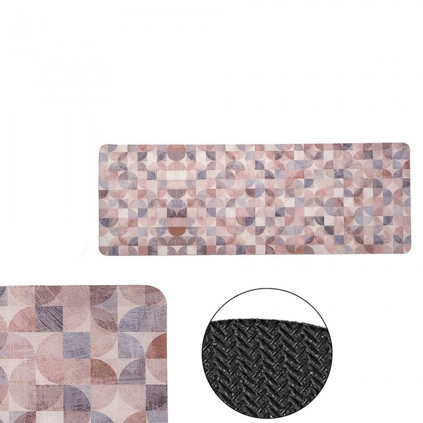 Tapete Cozinha Mosaico Terra 45X120cm Tapete Cozinha Mosaico Terra 45X120cm