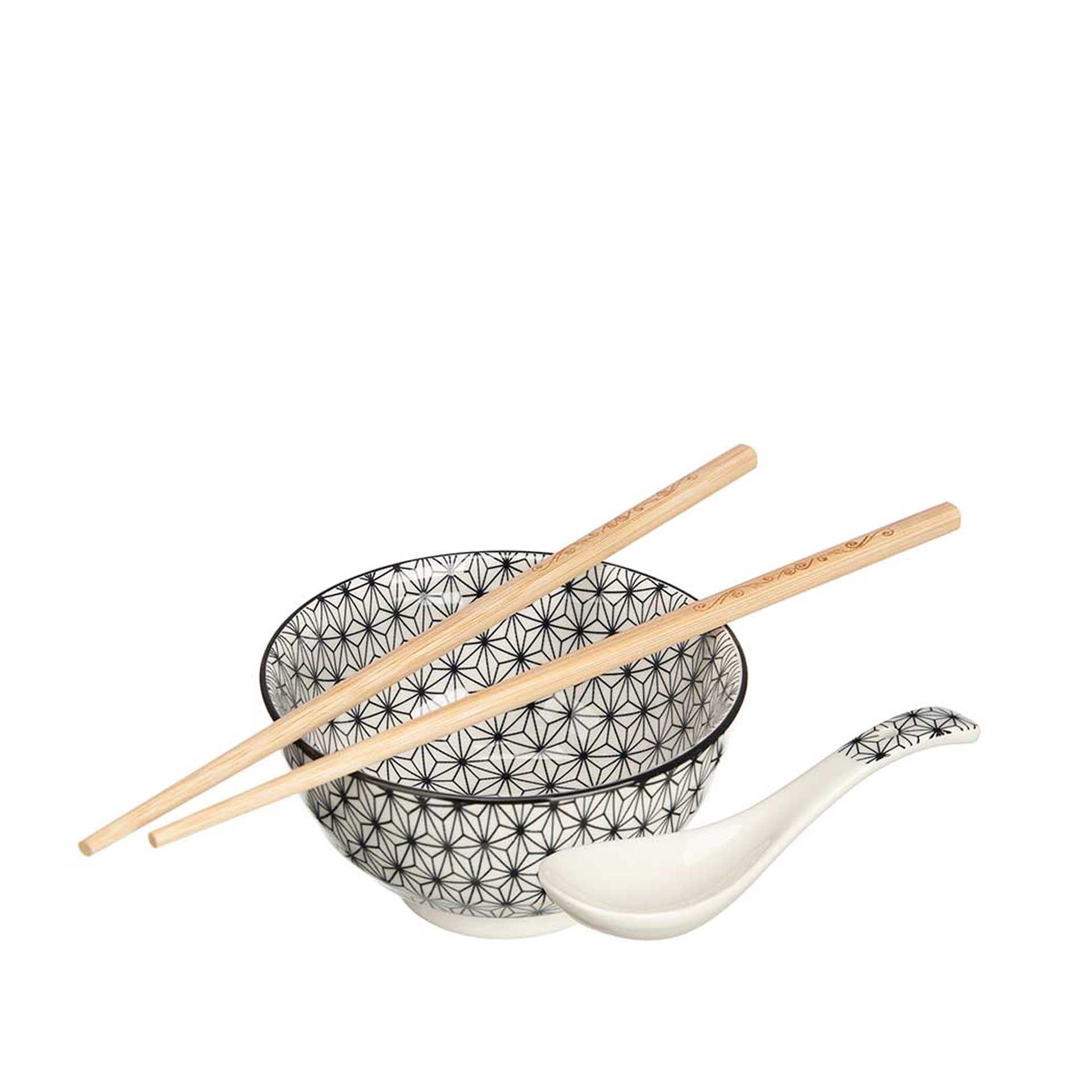 Conjunto Sushi Taça / Colher / Pauzinhos 12 Peças