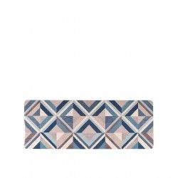 Tapete Cozinha Tringulos Azul 45X120cm