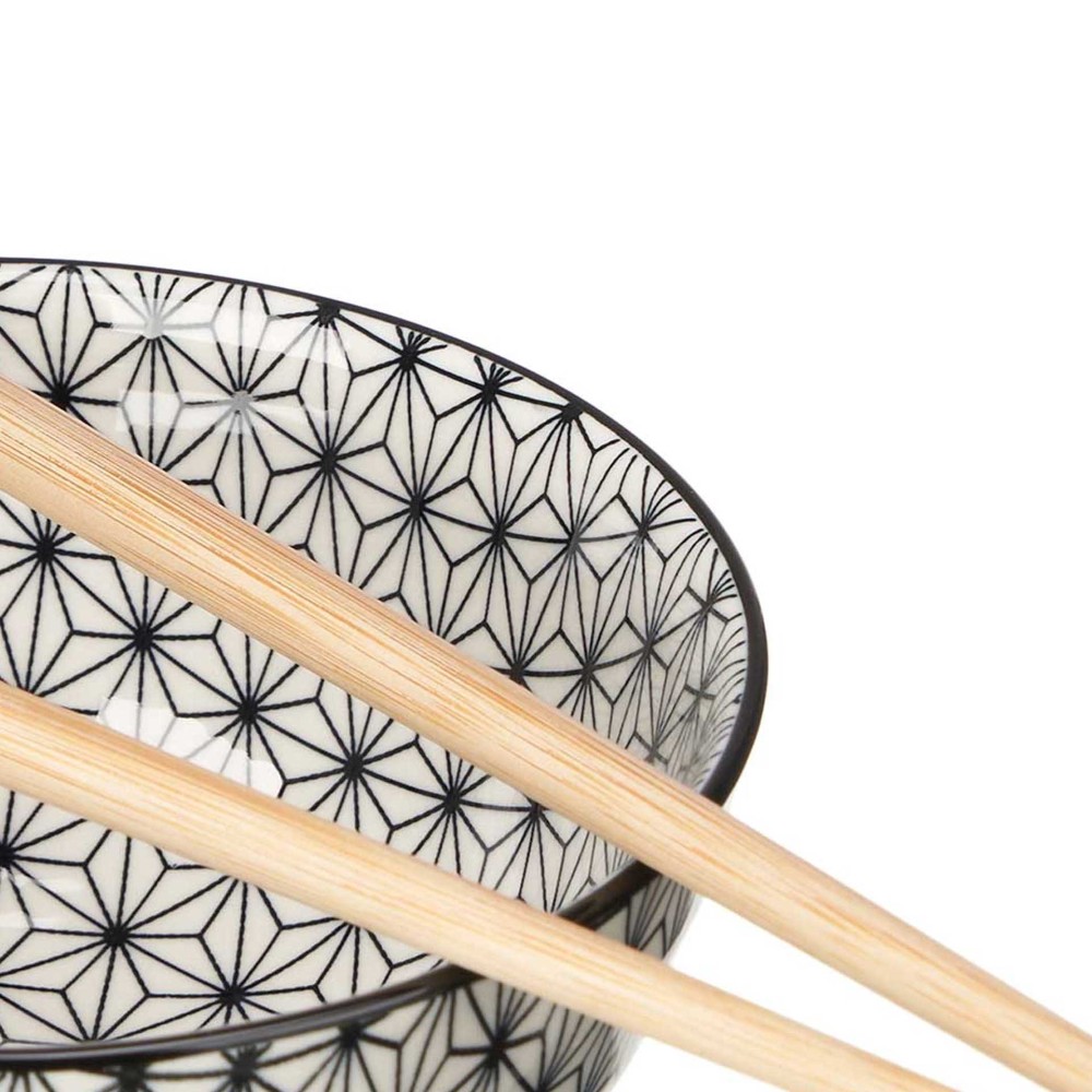 Conjunto Sushi Taça / Colher / Pauzinhos 12 Peças