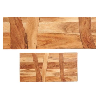 Mesa Madeira Acácia 120X60X48cm