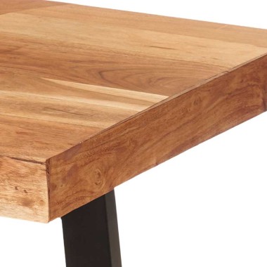 Mesa Madeira Acácia 120X60X48cm