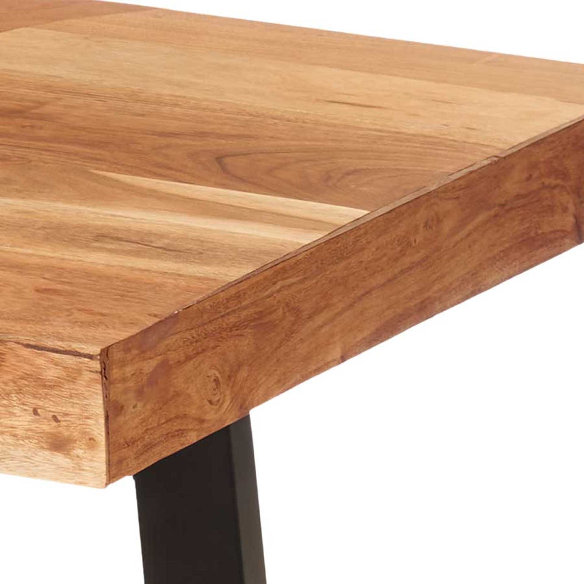 Mesa Madeira Acácia 120X60X48cm