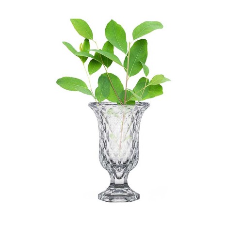 Jarra Vidro com P� Diamante 23.5cm - Image product