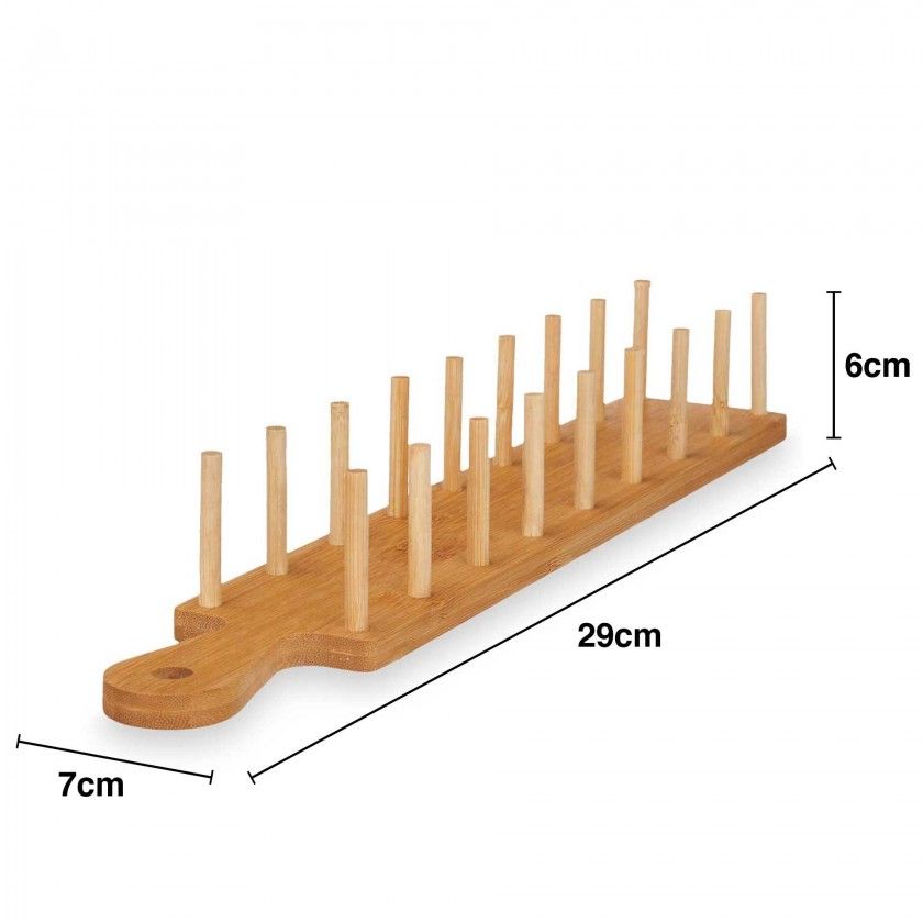 Suporte Tacos Bambu 41X7X6cm
