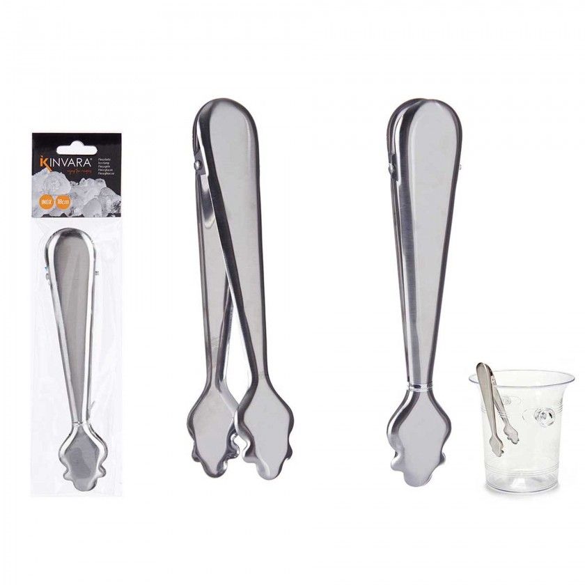 Pinça Gelo Inox 18cm Pinça Gelo Inox 18cm