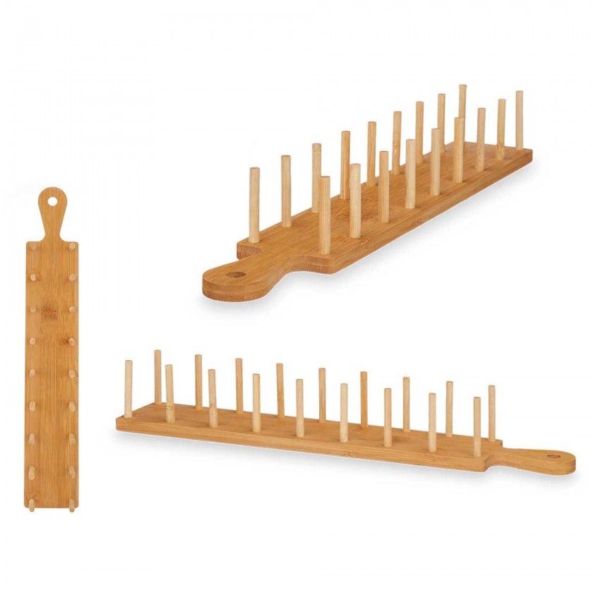 Suporte Tacos Bambu 41X7X6cm