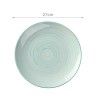 Prato Espiral Raso Redondo 27X3cm Pack 6 Prato Espiral Raso Redondo 27X3cm Pack 6