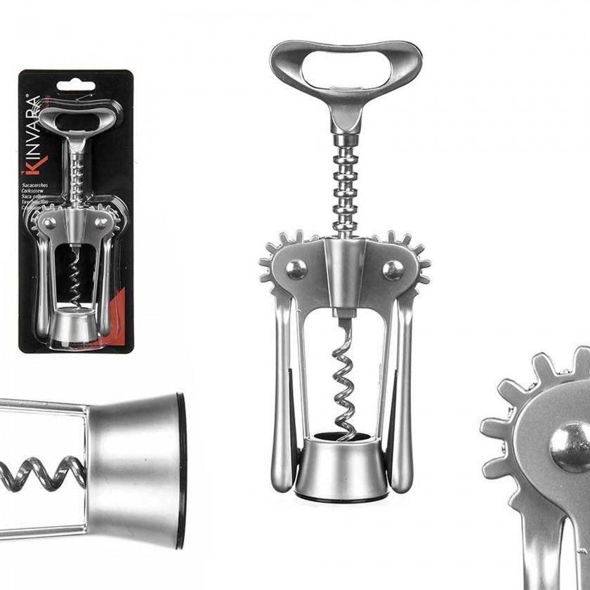 Saca-Rolhas Cromado 18.3cm