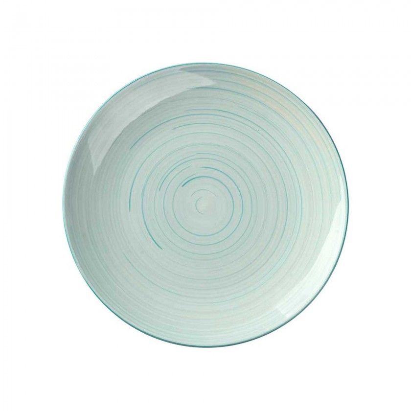 Prato Espiral Raso Redondo 27X3cm Pack 6