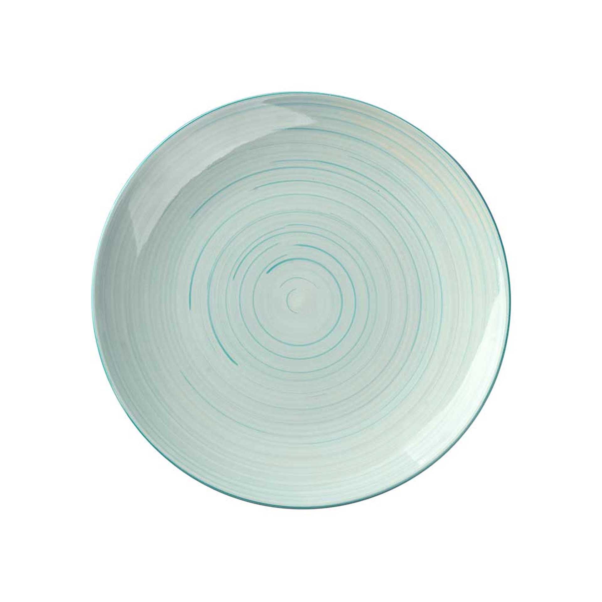 Prato Espiral Raso Redondo 27X3cm Pack 6