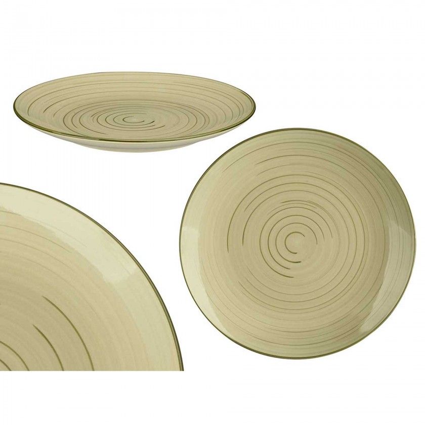 Prato Espiral Raso Redondo 27X3cm Pack 6 Prato Espiral Raso Redondo 27X3cm Pack 6