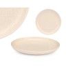 Prato Cermica Raso Redondo Creme 26cm Pack 6
