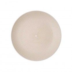 Prato Gravado Mesa Redondo Cinzento 27X3cm Pack 6
