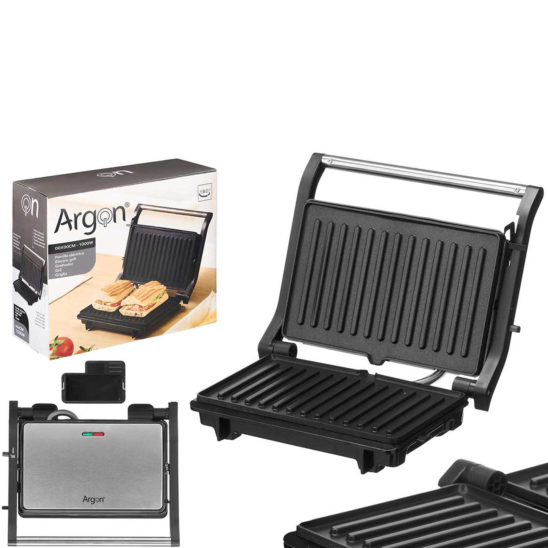 Grelhador Sanduicheira Placa Argon 1000w 23X29.3X9cm