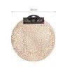 Individual Redondo Flor Dourado 38cm