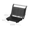 Grelhador Sanduicheira Placa Argon 1000w 23X29.3X9cm Grelhador Sanduicheira Placa Argon 1000w 23X29.3X9cm