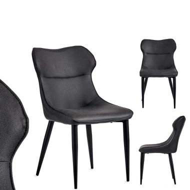 Poltrona Polipele Azul 60X49X86cm